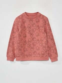 Felpa In Tessuto Felpato 'Minnie' - Facile Da Infilare