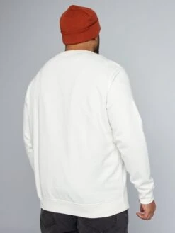 Felpa In Tessuto Felpato Stile Americano -Kiabi felpa in tessuto felpato stile americano bianco aza60 1 frb4