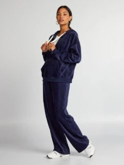 Felpa In Velluto A Coste