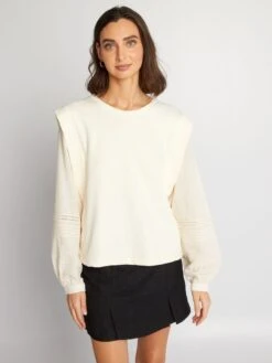 Felpa Leggera Maniche A Camicia 8 Felpa Leggera Maniche A Camicia -Kiabi felpa leggera maniche a camicia beige azz77 1 frb3