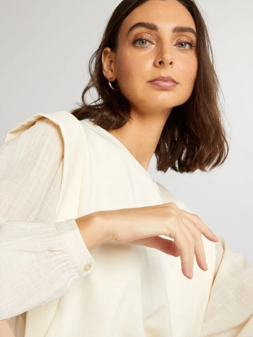 Felpa Leggera Maniche A Camicia 5 Felpa Leggera Maniche A Camicia - immagine 5