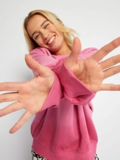 Felpa Oversize Tie And Dye -Kiabi felpa oversize tie and dye rosa ajy99 1 frb5