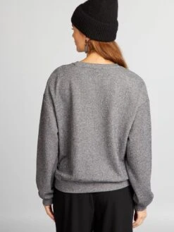 Felpa Scollo Tondo Con Paillettes -Kiabi felpa scollo tondo con paillettes nero awf53 1 frb4