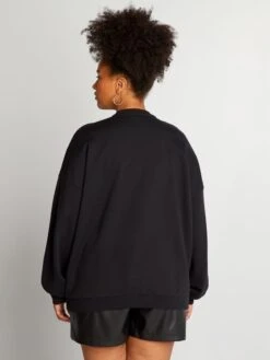 Felpa Scollo Tondo -Kiabi felpa scollo tondo grigio azz90 1 frb3