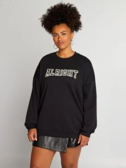 Felpa Scollo Tondo -Kiabi felpa scollo tondo grigio azz90 1 frb4