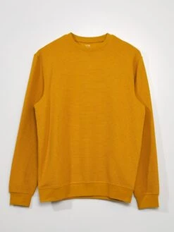 Felpa Scollo Tondo In Tessuto A Righe