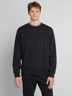 Felpa Tinta Unita Scollo Tondo +190 Cm