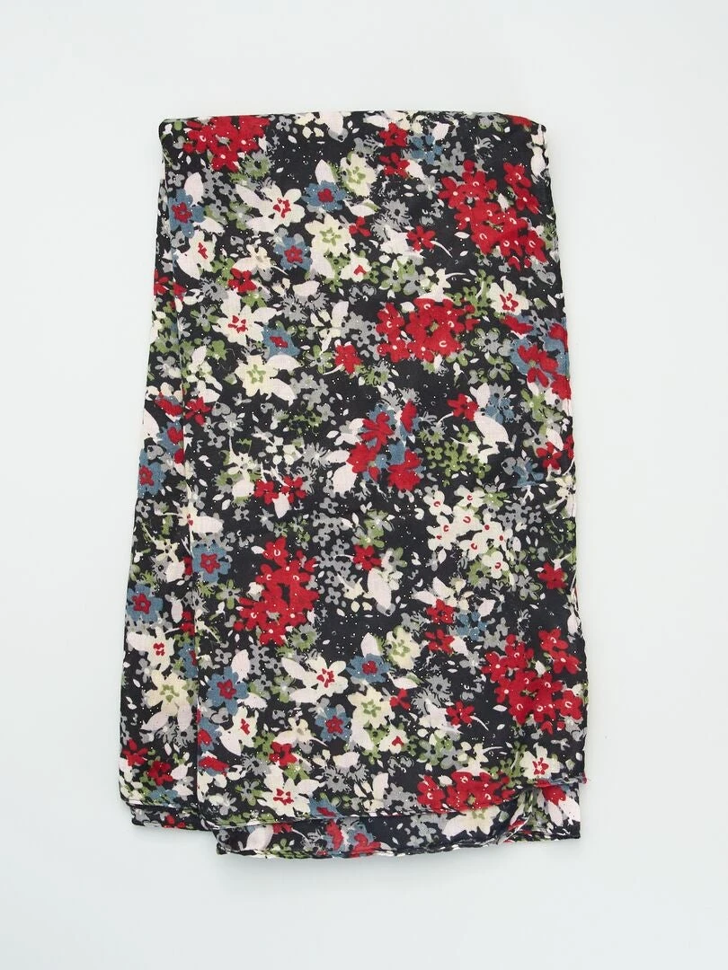 Foulard Con Stampa Floreale 2 Foulard Con Stampa Floreale - immagine 2