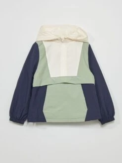 Giacca A Vento Adattiva Con Cappuccio -Kiabi giacca a vento adattiva con cappuccio blu nero zp405 1 frb5