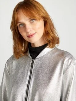 Giacca Argentata Con Vita Elasticizzata -Kiabi giacca argentata con vita elasticizzata grigio bfj77 1 frb4