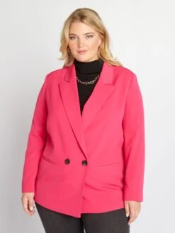 Giacca Blazer A Doppiopetto -Kiabi giacca blazer a doppiopetto fucsia ajf94 2 frb4