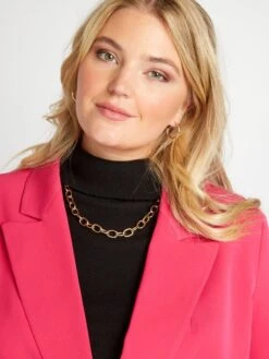 Giacca Blazer A Doppiopetto -Kiabi giacca blazer a doppiopetto fucsia ajf94 2 frb5