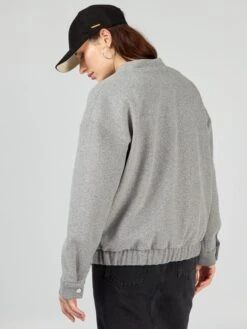 Giacca Bomber Effetto Lana -Kiabi giacca bomber effetto lana grigio aza69 2 frb3