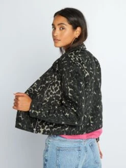 Giacca Corta Con Stampa Leopardata 'JDY' -Kiabi giacca corta con stampa leopardata jdy leopardato amv69 1 frb5