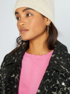 Giacca Corta Con Stampa Leopardata 'JDY' -Kiabi giacca corta con stampa leopardata jdy leopardato amv69 1 frb7