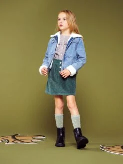 Giacca In Jeans Con Collo Aviatore -Kiabi giacca in jeans con collo aviatore blu denim chiaro apg47 1 frb3