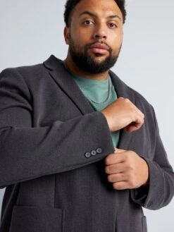 Giacca In Maglia Piqué -Kiabi giacca in maglia pique grigio azp30 1 frb3