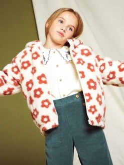 Giacca In Sherpa Con Motivi -Kiabi giacca in sherpa con motivi beige aup62 1 frb3