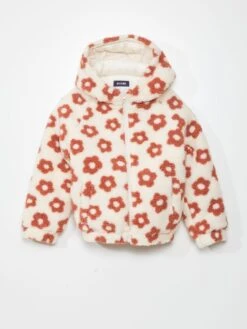 Giacca In Sherpa Con Motivi -Kiabi giacca in sherpa con motivi beige aup62 1 frb5