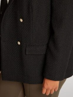 Giacca In Tweed A Quadri -Kiabi giacca in tweed a quadri nero awn47 2 frb4