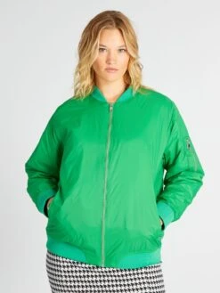 Giubbotto Bomber 'Only Carmakoma' -Kiabi giubbotto bomber only carmakoma verde amw80 2 frb4