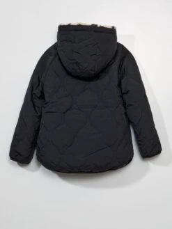 Giubbotto Con Cappuccio Double Face 7 Giubbotto Con Cappuccio Double Face -Kiabi giubbotto con cappuccio double face nero aup81 1 frb3