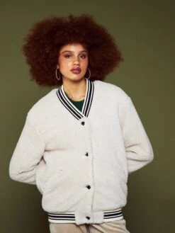 Giubbotto In Sherpa -Kiabi giubbotto in sherpa beige ann65 1 frb3