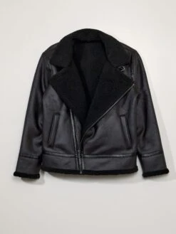 Giubbotto Tipo Aviatore Con Sherpa -Kiabi giubbotto tipo aviatore con sherpa neronero aqy18 2 frb3