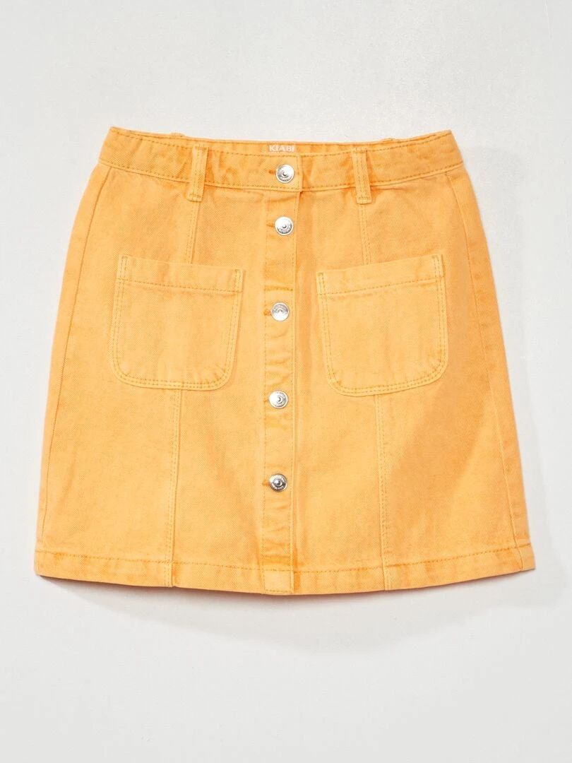 Gonna A Trapezio In Jeans 1 Gonna A Trapezio In Jeans