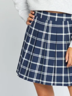 Gonna Con Taglio Plissettata -Kiabi gonna con taglio plissettata blu ael94 3 frb5