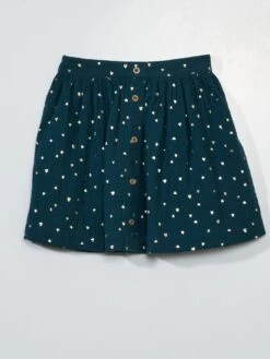 Gonna Corta In Garza Di Cotone