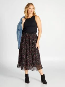 Gonna Longuette Con Stampa