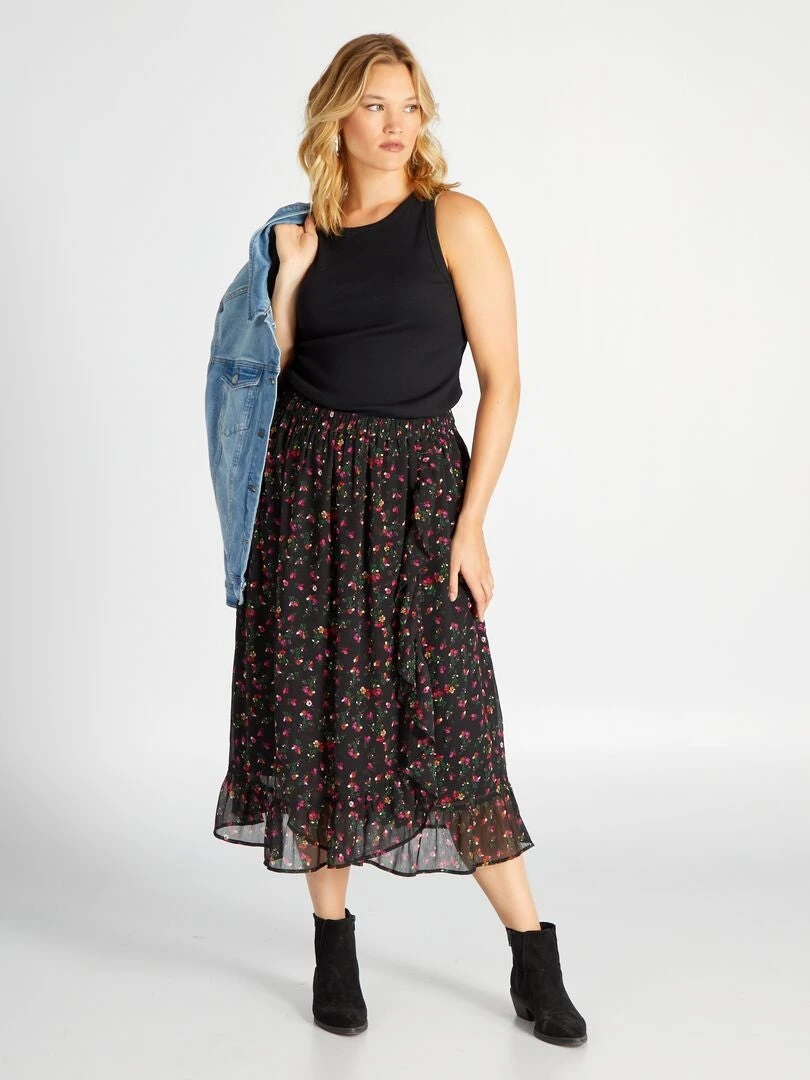 Gonna Longuette Con Stampa 1 Gonna Longuette Con Stampa