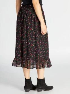 Gonna Longuette Con Stampa 6 Gonna Longuette Con Stampa -Kiabi gonna longuette con stampa nero ajo88 1 frb3