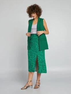 Gonna Longuette Zebrata