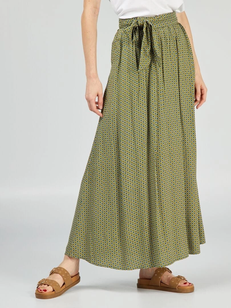 Gonna Lunga Con Cintura Da Annodare 2 Gonna Lunga Con Cintura Da Annodare - immagine 2