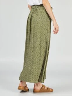 Gonna Lunga Con Cintura Da Annodare 6 Gonna Lunga Con Cintura Da Annodare -Kiabi gonna lunga con cintura da annodare verde atk87 2 frb3