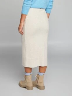 Gonna Midi Lavorata A Maglia -Kiabi gonna midi lavorata a maglia beige azz70 1 frb3