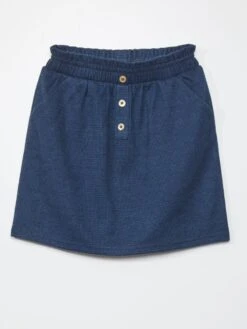 Gonna Paper Bag Con Stampa 'pied-de-poule'