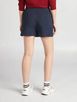 Gonna Shorts A Righe -Kiabi gonna shorts a righe nero agj43 3 frb3