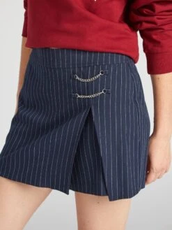 Gonna Shorts A Righe -Kiabi gonna shorts a righe nero agj43 3 frb4