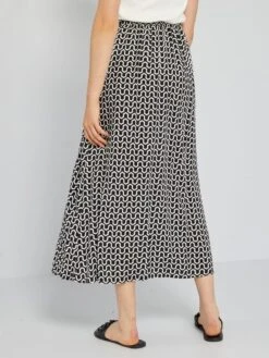 Gonna Svasata Morbida E Leggera -Kiabi gonna svasata morbida e leggera nero aeb53 2 frb3