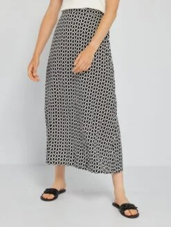 Gonna Svasata Morbida E Leggera -Kiabi gonna svasata morbida e leggera nero aeb53 2 frb4