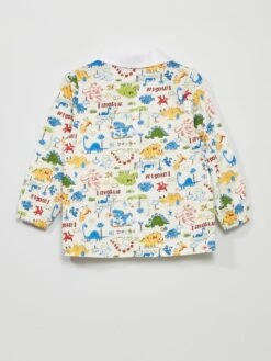 Grembiule 'dinosauri' -Kiabi grembiule dinosauri bianco atl58 1 frb3