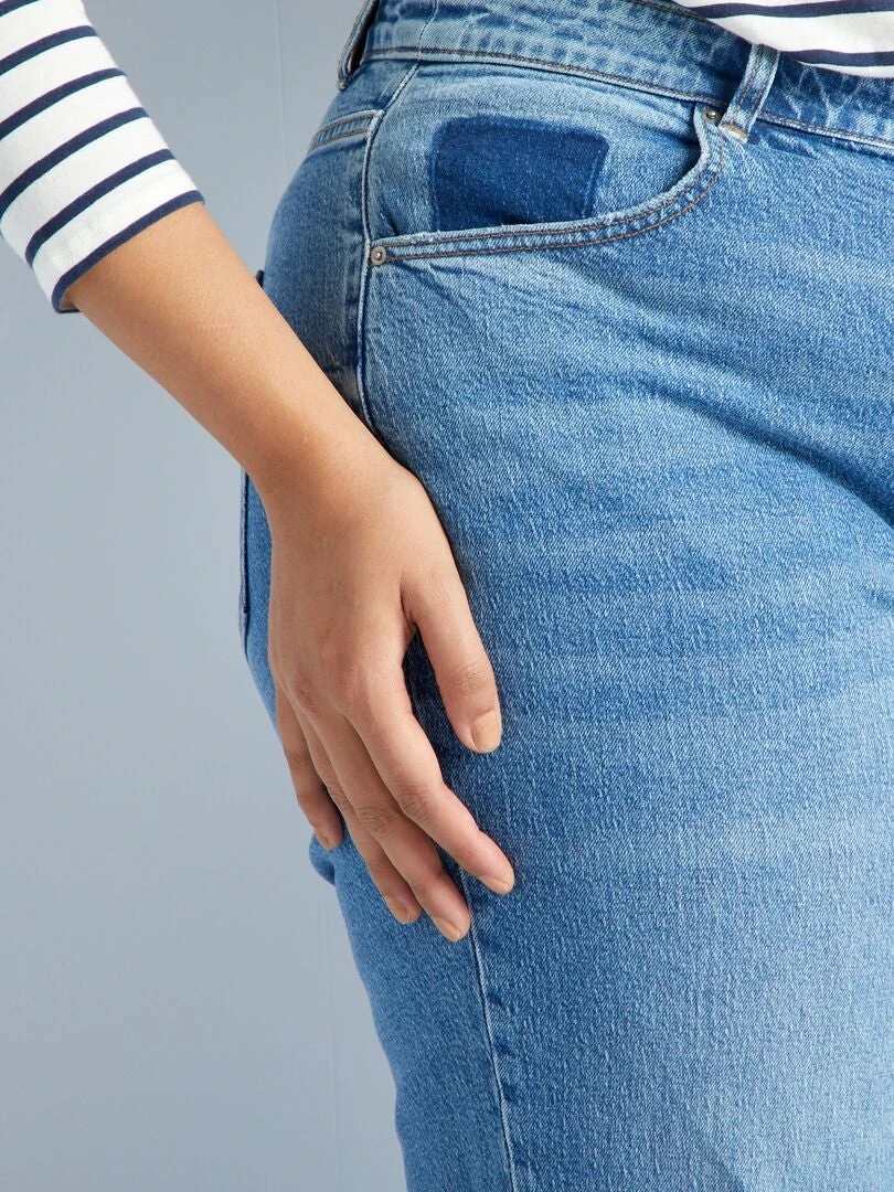 Jeans Dritti A Vita Regolabile 5 Jeans Dritti A Vita Regolabile - immagine 5