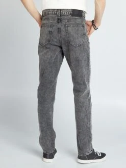 Jeans Dritti Con 5 Tasche - L32 -Kiabi jeans dritti con 5 tasche l32 nero aop65 1 frb3