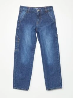 Jeans Dritti Con Tasche Sui Lati