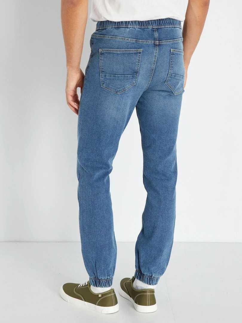 Jeans Joggers Con Vita Elasticizzata 4 Jeans Joggers Con Vita Elasticizzata - immagine 4