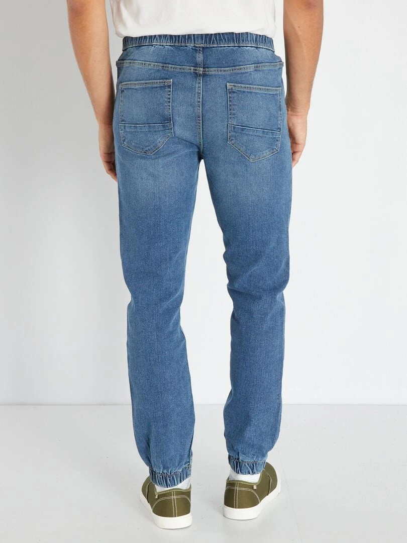 Jeans Joggers Con Vita Elasticizzata 6 Jeans Joggers Con Vita Elasticizzata - immagine 6