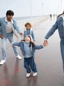 Jeans Larghi Con Effetto Delavé -Kiabi jeans larghi con effetto delave blu denim scuro apg53 1 frb2